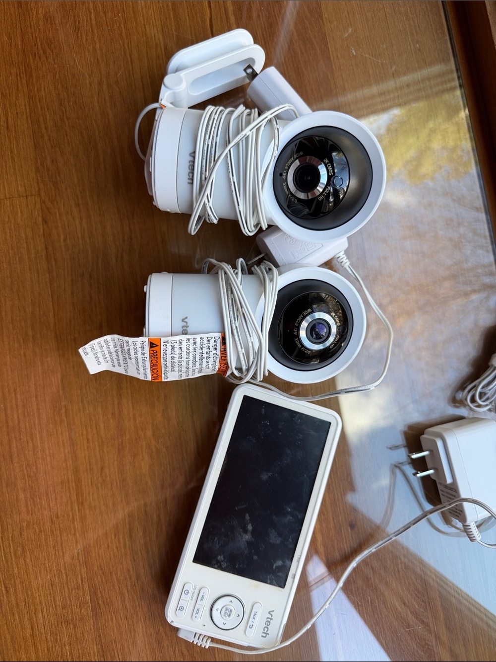 VTech White Baby Monitor with Dual Cameras